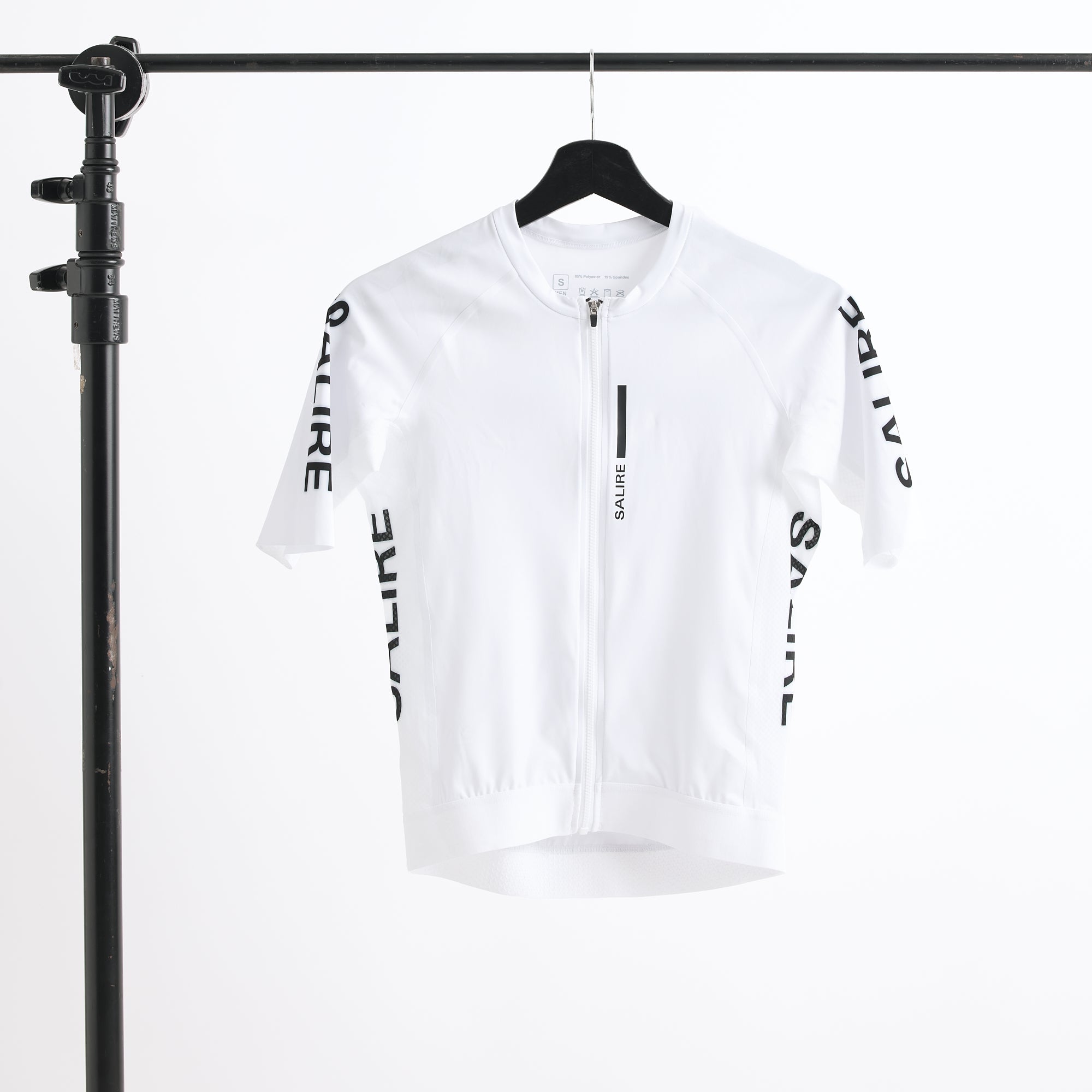 Salire men’s white cycling jersey